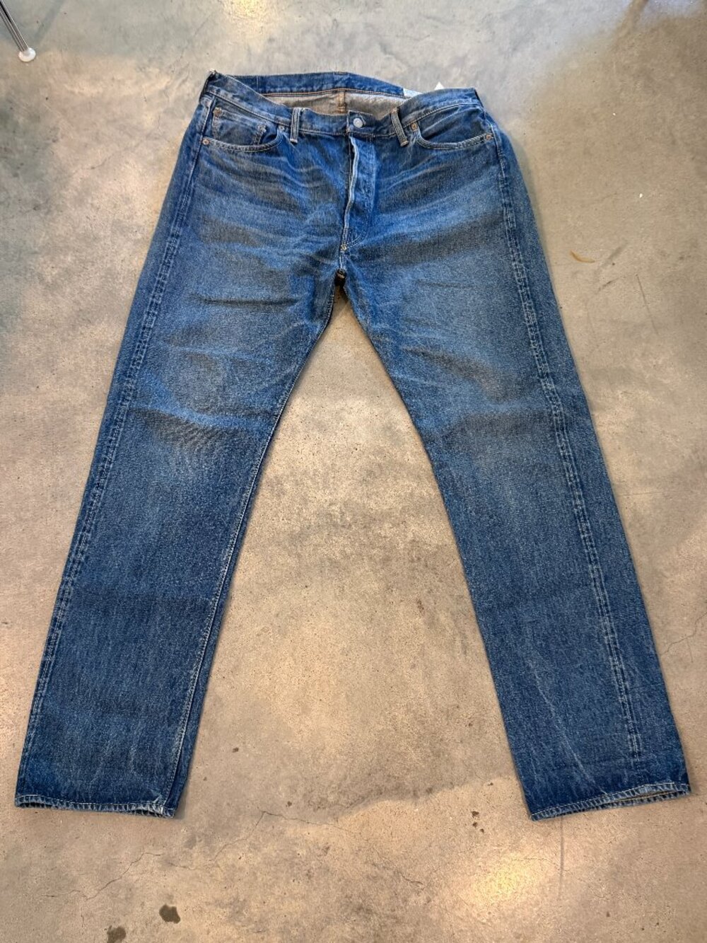 OrSlow 105 - 2 year wash - Japanese Selvage - US XL/size 5 fits 36/38 waist
